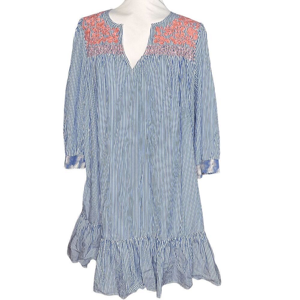 J Crew Leda popover a line dress M Medium - Picture 2 of 9